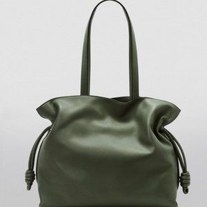 Loewe Large Flamenco Vintage Khaki
